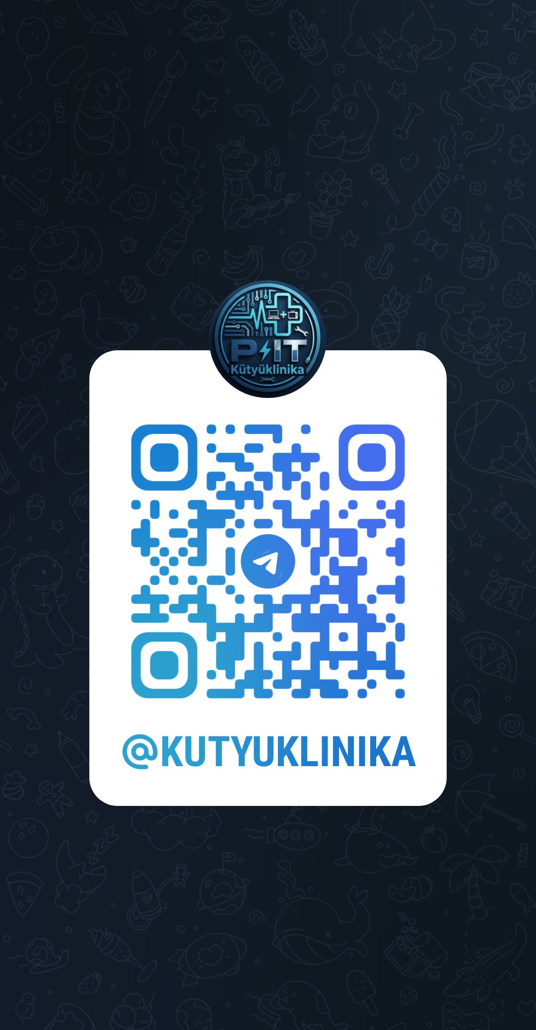 Telegram QR kód